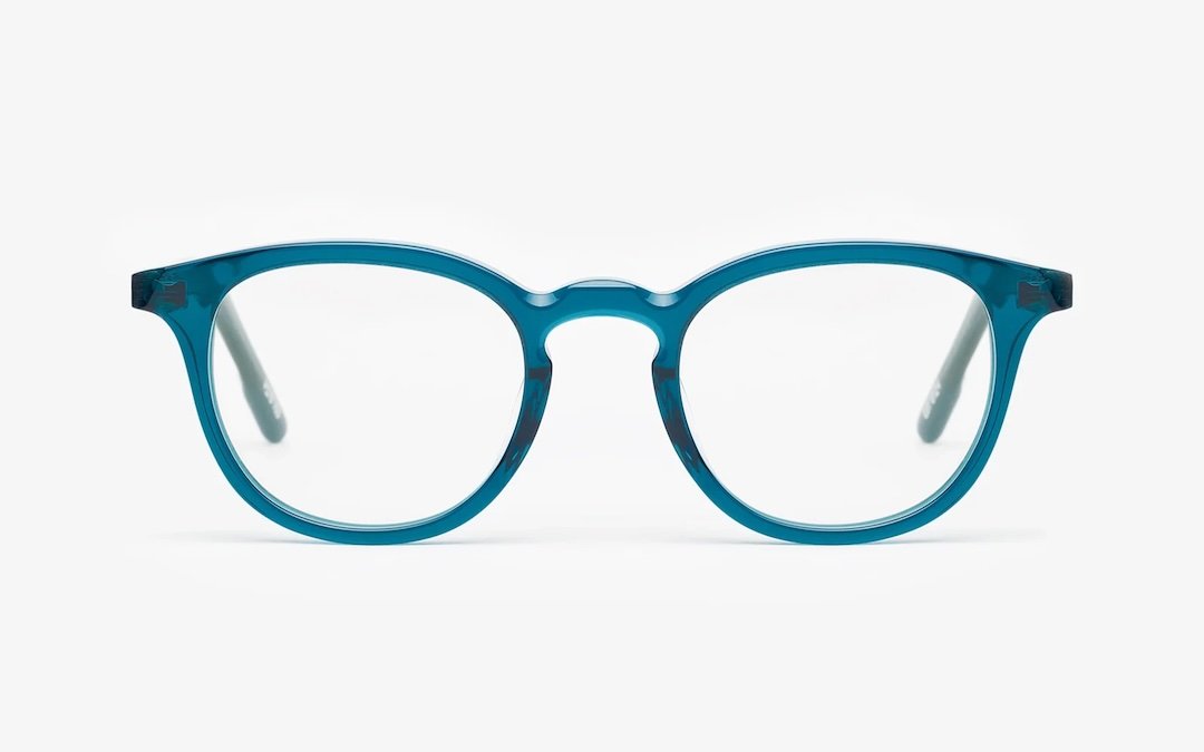 óculos The Creator em azul de frente